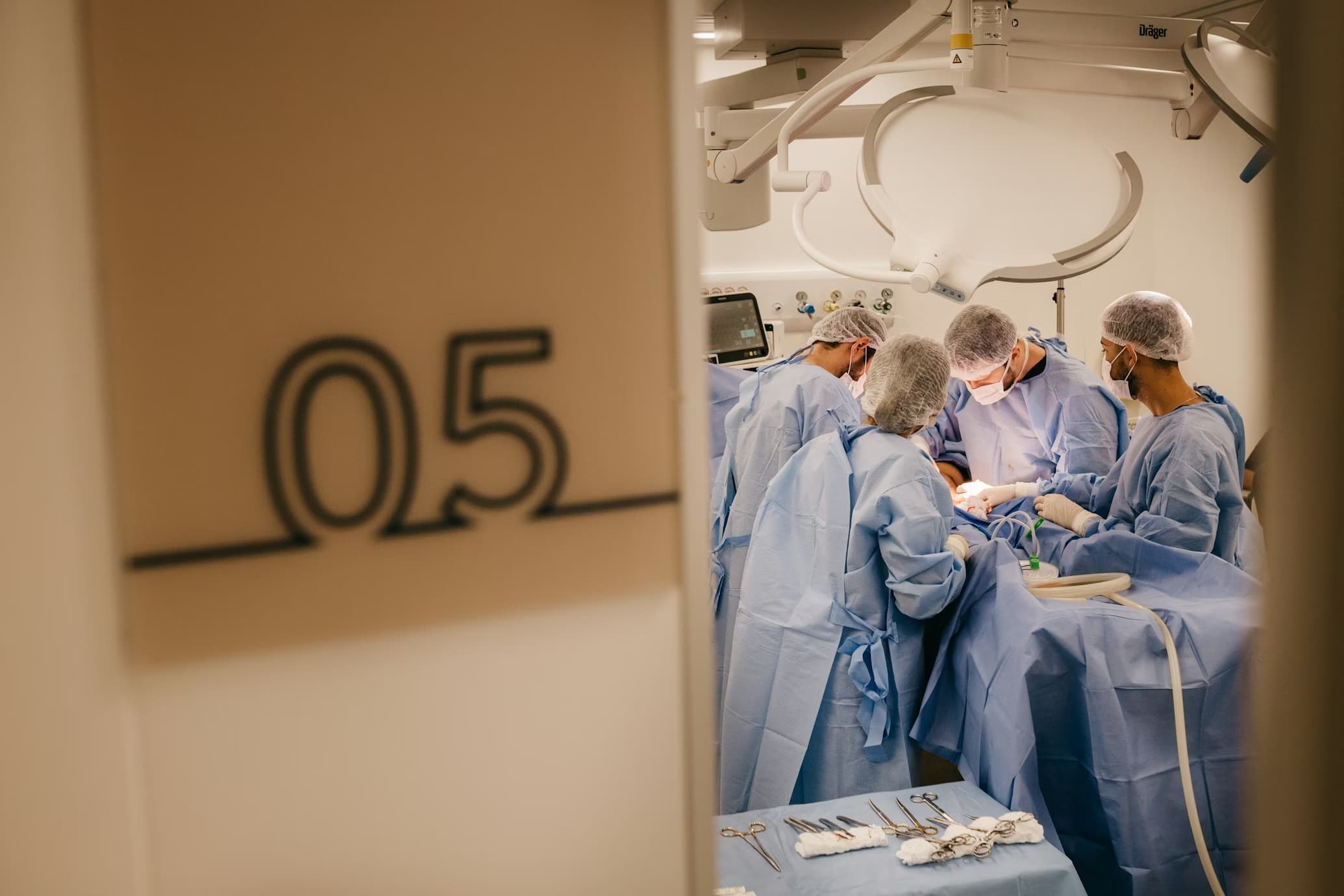 Healthcare professional in hospital environment